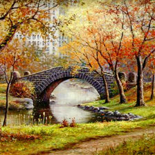 Схема вышивки «Золотая осень»