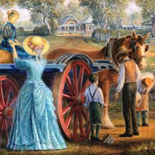 Схема вышивки «famiglia»