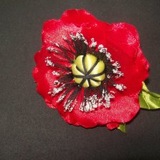 Схема вышивки «маки»