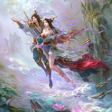 Схема вышивки «фантастический полет»