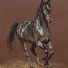 Схема вышивки «шоколадный красавец»