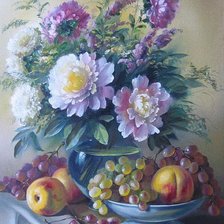 Схема вышивки «божури»