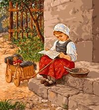 Схема вышивки «Письмо»