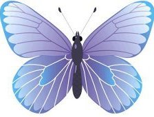 Схема вышивки «бабочка1»