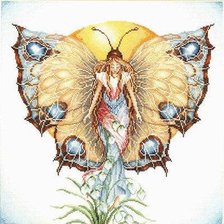 Схема вышивки «фея1»