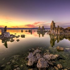 Схема вышивки «закат»