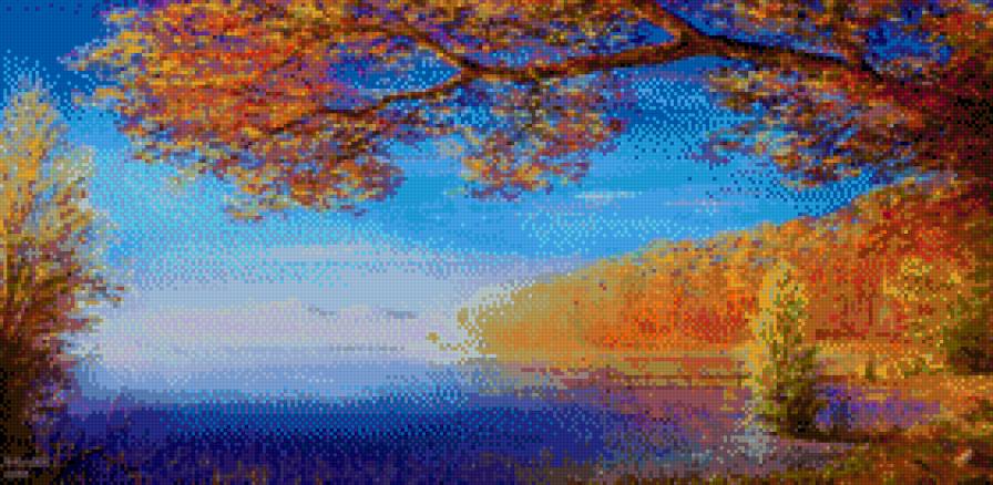 Andre Kosslick - jesien, pejzaz, gory - предпросмотр