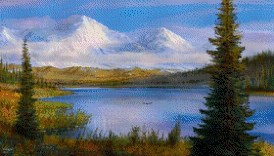 Andre Kosslick - pejzaz, jesien, gory - предпросмотр