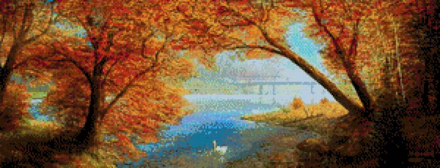 Andre Kosslick - pejzaz, park, jesien - предпросмотр