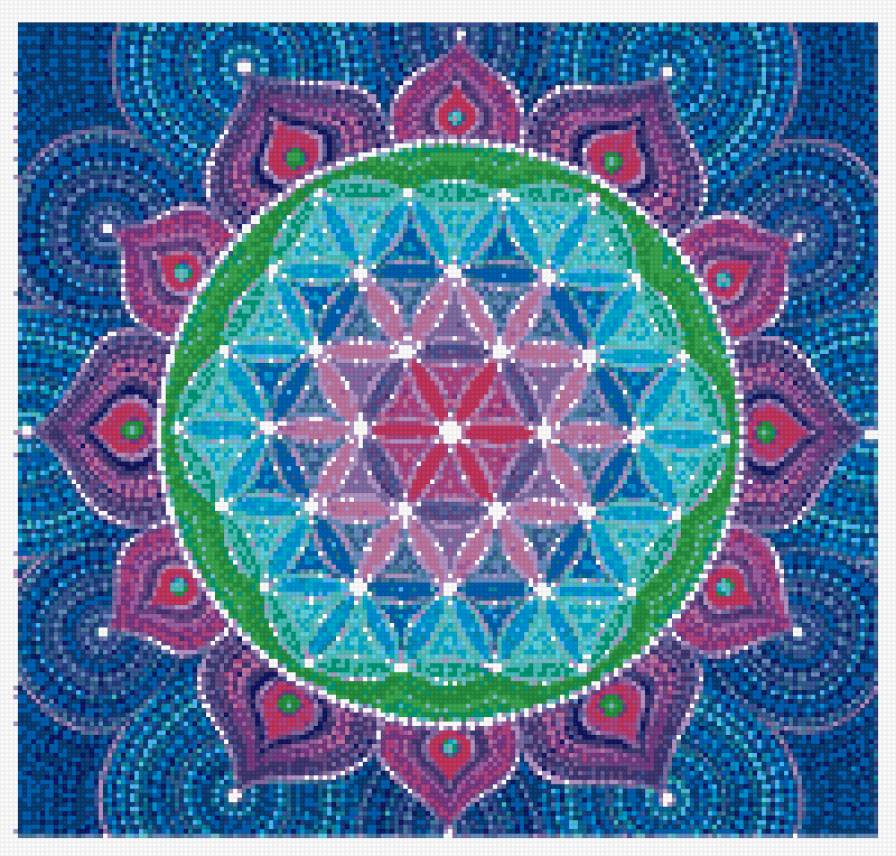 мандала - этно, орнамент - предпросмотр