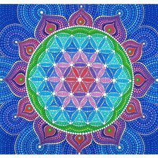 Схема вышивки «мандала»