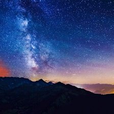 Схема вышивки «ночь»