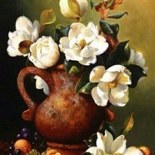 Схема вышивки «магнолия»