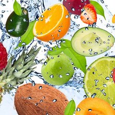 Схема вышивки «Фрукты»