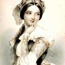 Схема вышивки «прекрасная дама»