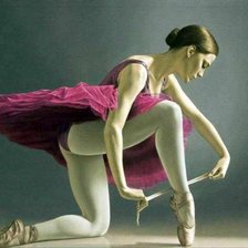 Схема вышивки «балерина»