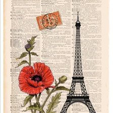 Схема вышивки «Страница газеты»