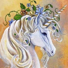 Схема вышивки «Единорог»