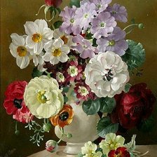 Схема вышивки «цветы»