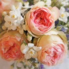 Схема вышивки «Розы»