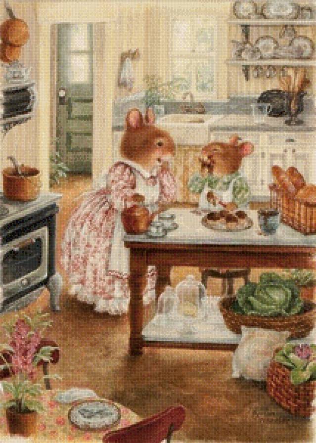 №648562 - семья, детям, мышки - предпросмотр