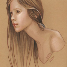 Схема вышивки «художник Дженнифер Хили»