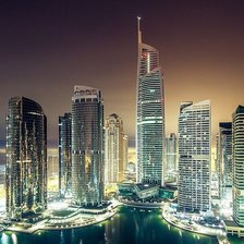 Схема вышивки «небоскрёбы»