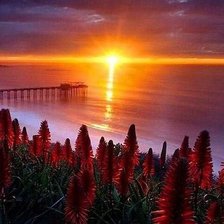 Схема вышивки «рассвет»