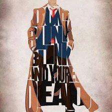 Схема вышивки «Десятый Доктор»