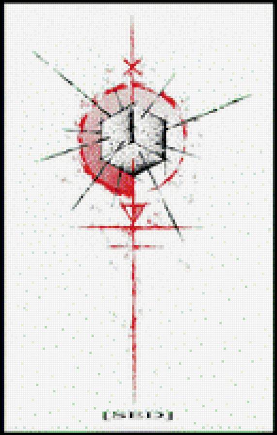 куб - черное и красное, куб - предпросмотр