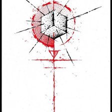 Схема вышивки «куб»