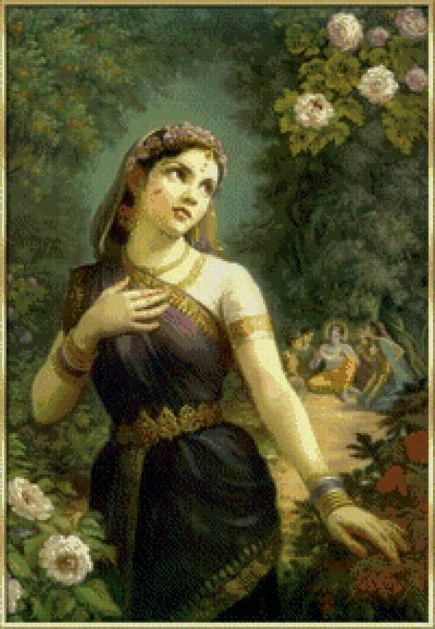 Ракха - индия девушка религия картина - предпросмотр