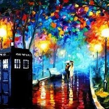 Схема вышивки «тардис»