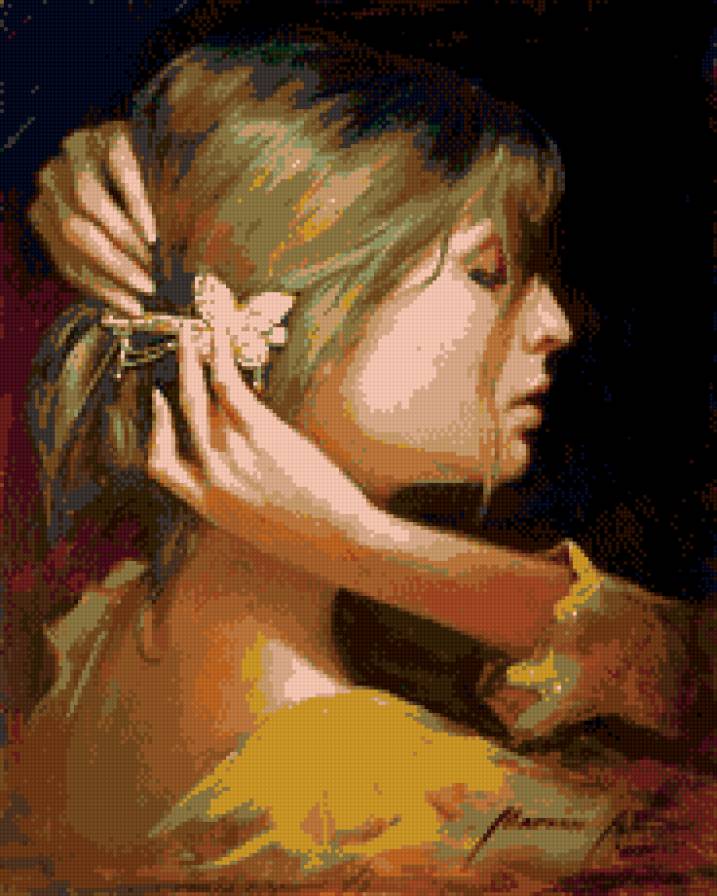 Андрей Маркин - портрет, девушки, живопись - предпросмотр