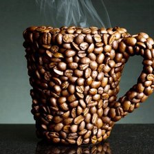 Схема вышивки «кофе»