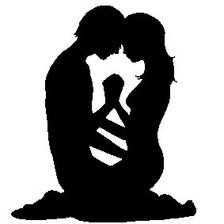 Схема вышивки «Парень и девушка»