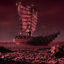 Схема вышивки «река Санзу»