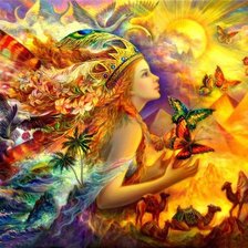 Схема вышивки «Королева бабочек»