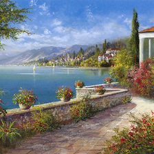 Схема вышивки «Морской пейзаж»