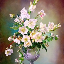 Схема вышивки «цветы»