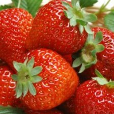 Схема вышивки «клубника»