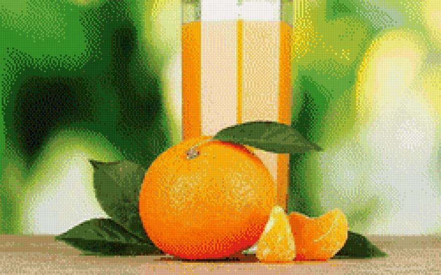 апельсиновый сок - долька, кухня, фрукты, напитки, апельсин, цитрус - предпросмотр