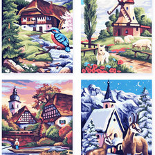 Схема вышивки «Времена года»