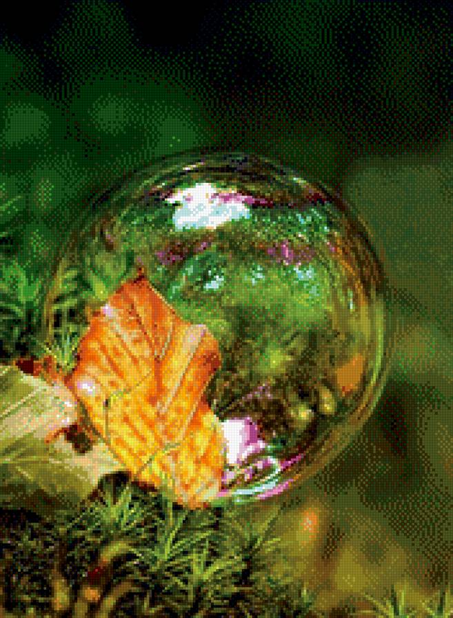 мыльный пузырь - пузырь, блик, шар, лист - предпросмотр