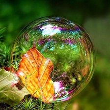 Схема вышивки «мыльный пузырь»