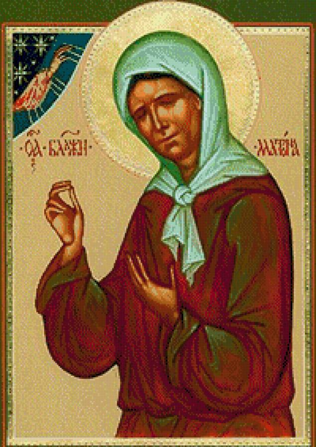 Матрона Московская - икона - предпросмотр