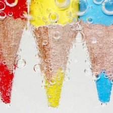 Схема вышивки «карандаши в пузырьках»