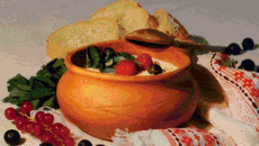 натюрморт - еда, горшочек, кухня - предпросмотр