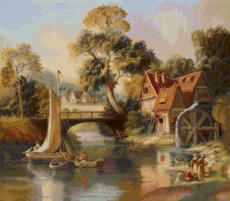 Серия "Пейзажи: Средневековый пейзаж" - предпросмотр