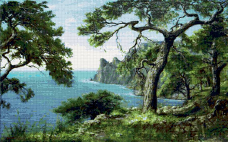 Серия "Пейзажи": Горный пейзаж-2 - предпросмотр